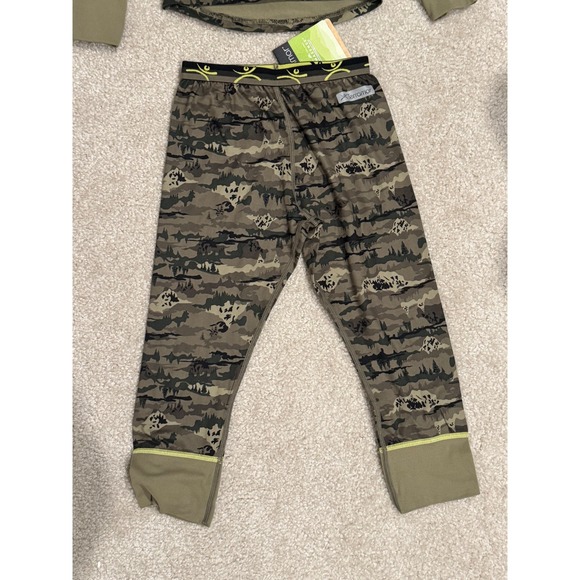 Terramar Toddler Boys Girls Camo Long Sleeve Top Pants Set 2T - Picture 3 of 8